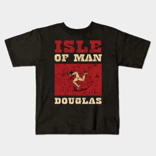 Flag of Isle of Man Kids T-Shirt